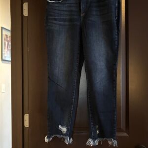 Judy Blue  shark bite jeans